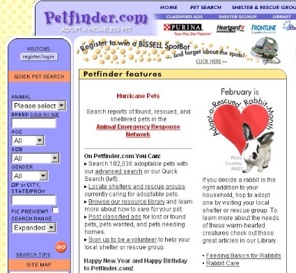 Petfinder.com 2006